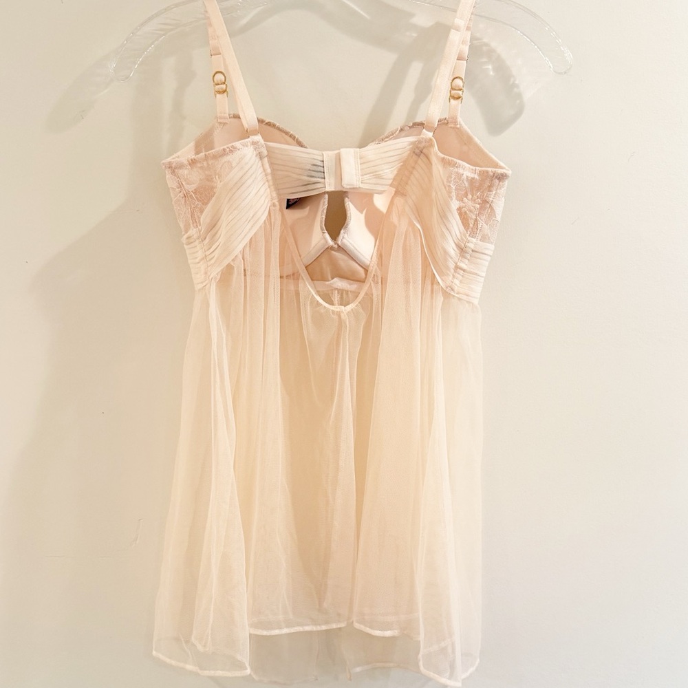 Victoria’s Secret Mesh Babydoll Lingerie - Picture 6 of 7